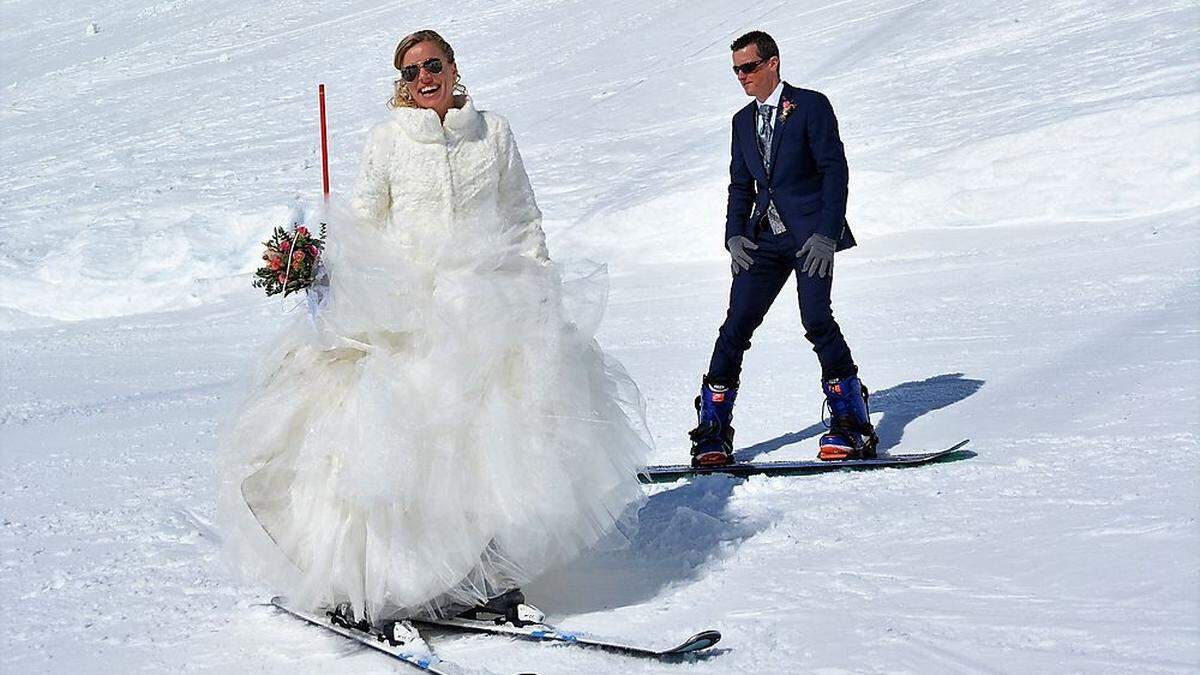 Katja und Randy im Liebesglück