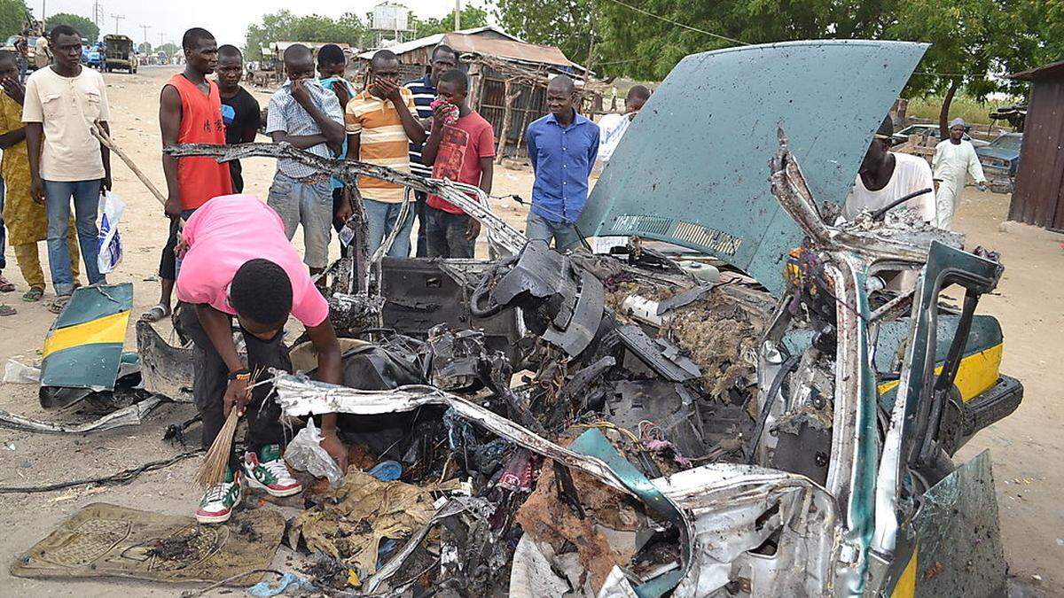 In Maiduguri kommt es häufig zu Anschlägen. Erst vor wenigen Tagen explodierte eine Autobombe.