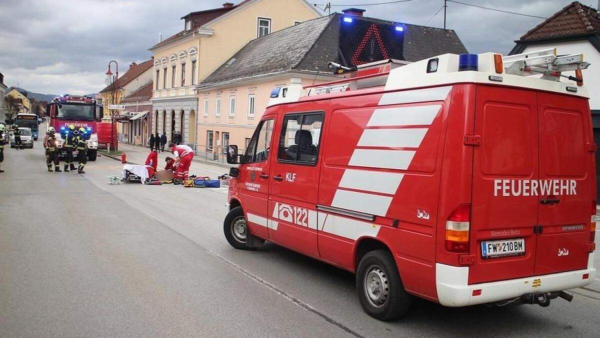 Der Lenker des Motorrads wurde bei dem Unfall verletzt