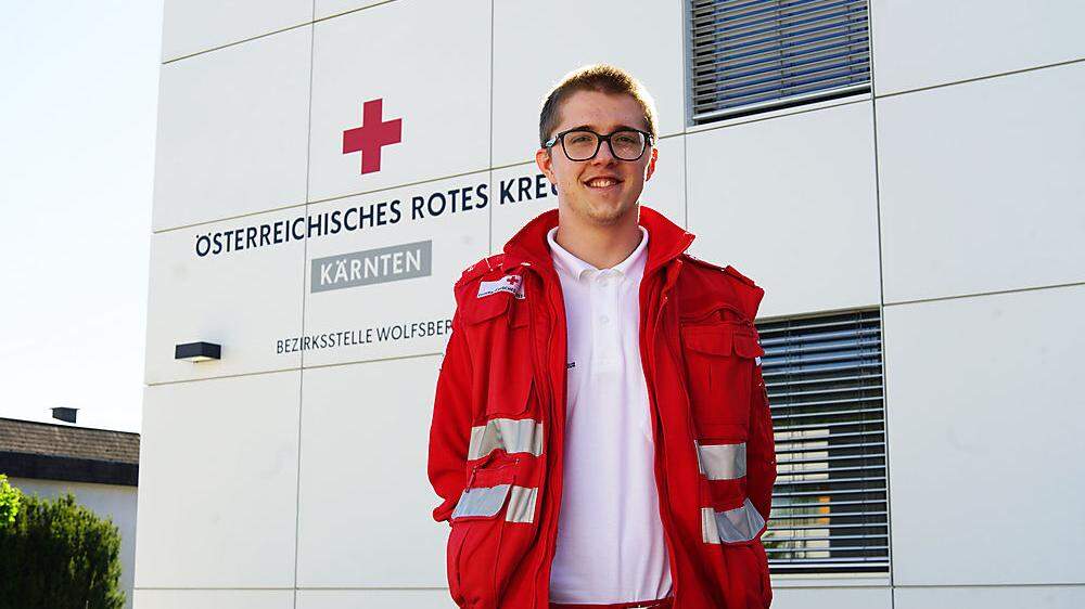 Julian Mitterberger (22) aus Wolfsberg rückte freiwillig zum „Außerordentlichen Zivildienst“ ein