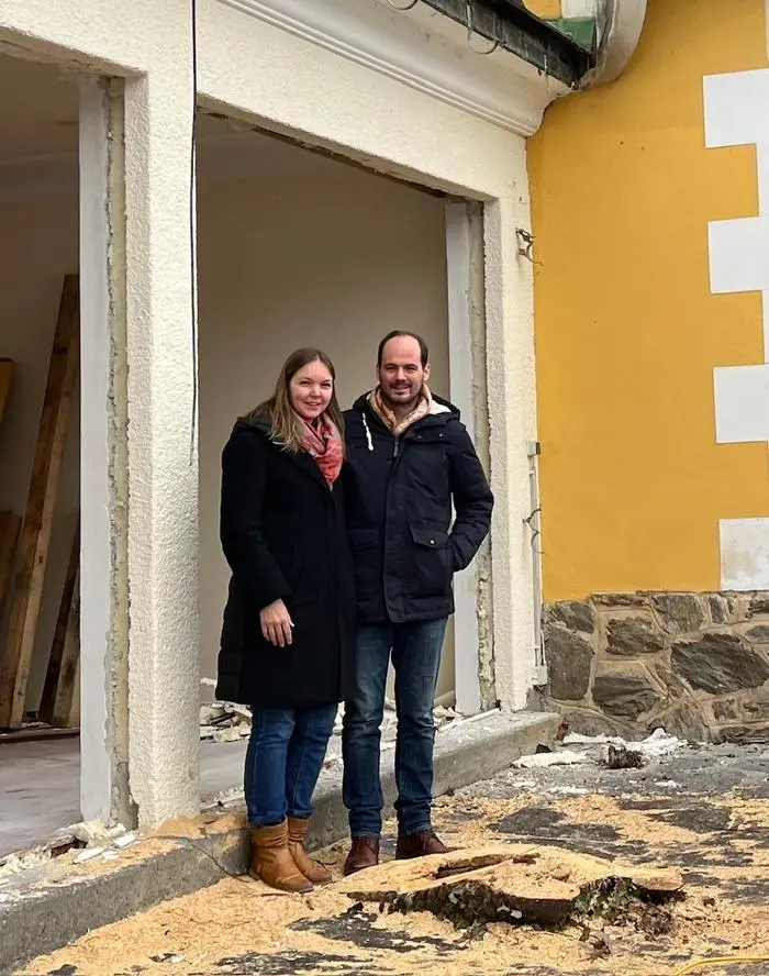 Federico Tacoli mit Gattin Valentina betreiben das Hotel 