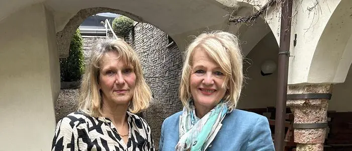 Jutta Huber und SPÖ-Vizebürgermeisterin Andrea Winkelmeier sind Obfrauen der Ortsgruppen des Pensionistenverbandes