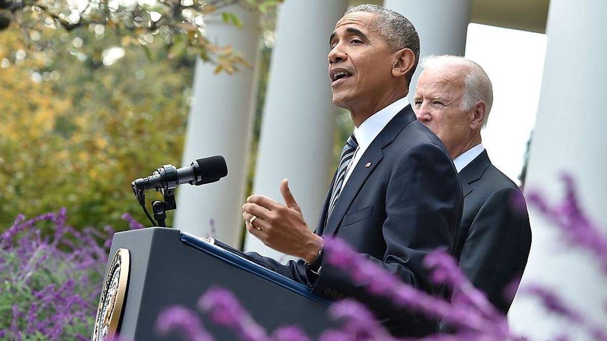 Obama bei der Rede im Rosengarten des Weißen Hauses