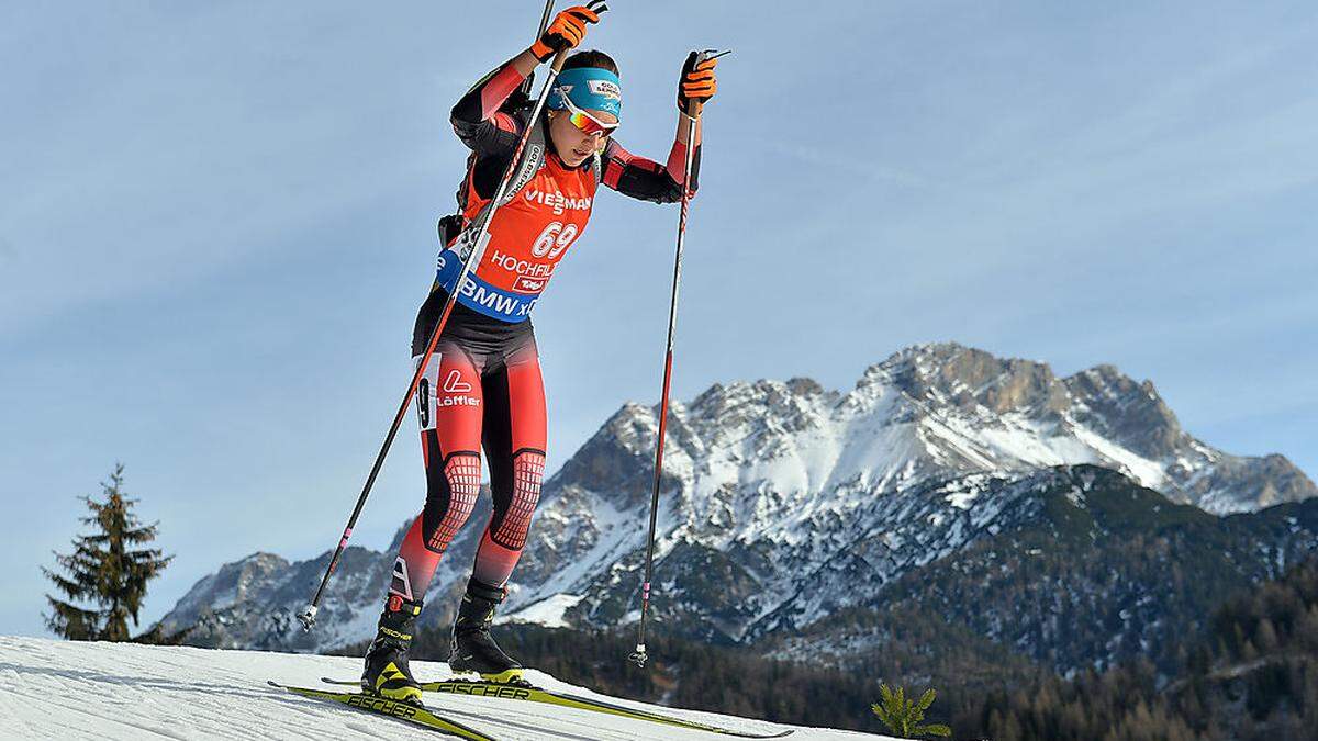 Dunja Zdouc will bei der Heim-WM in Hochfilzen dabei sein