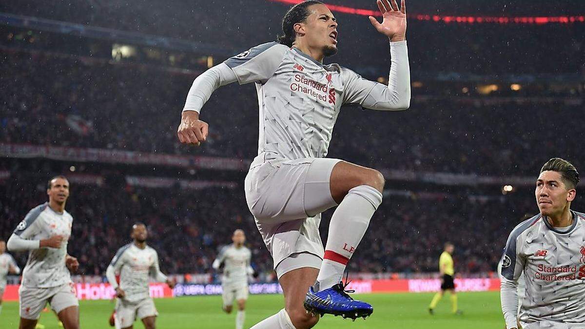 Virgil van Dijk traf für Liverpool zum vorentscheidenden 2:1