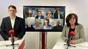 Thomas Cik und Michaela Ruggenthaler holten die Lienzer Kandidaten zu brennenden Themen vor die Kamera 