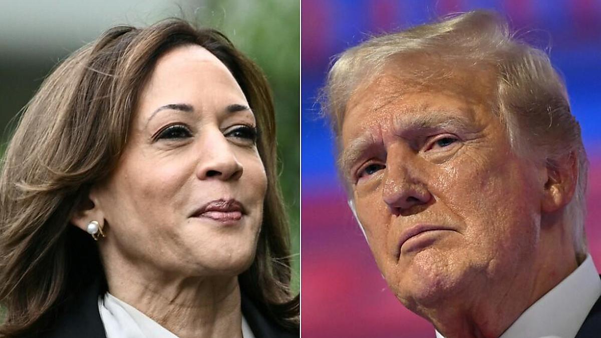 Kamala Harris und Donald Trump 