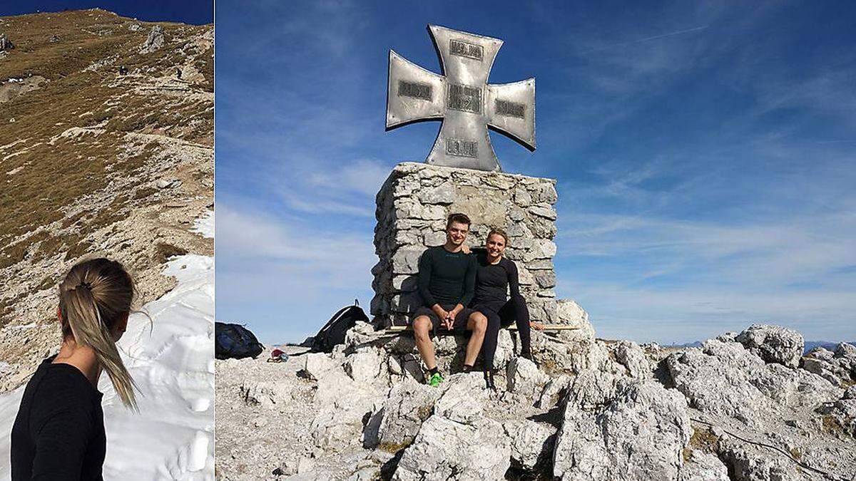 Perchtold mit Freund Alexey am Gartnerkofel