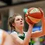 KLOSTERNEUBURG,AUSTRIA,17.APR.21 - BASKETBALL - Basketball Superliga, ladies, finals, Duchess Klosterneuburg vs UBI Graz. Image shows Camilla Neumann (Graz). Photo: GEPA pictures/ Johannes Friedl