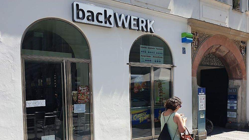 War vorübergehend geschlossen: BackWerk am Grazer Hauptplatz