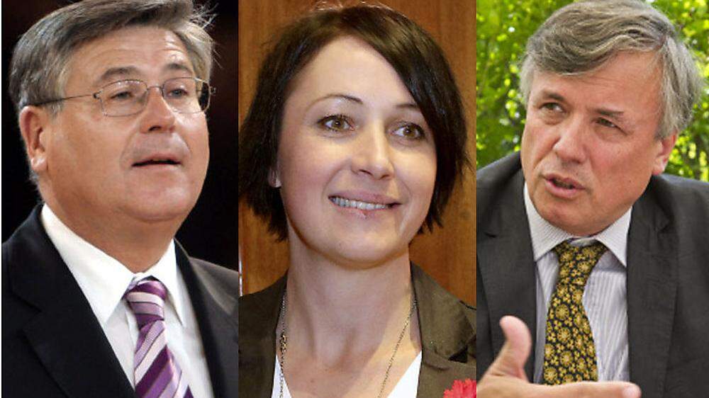 Auch sie waren einmal SPÖ-Chefs in Graz: Walter Ferk, Martina Schröck und Edmund Müller