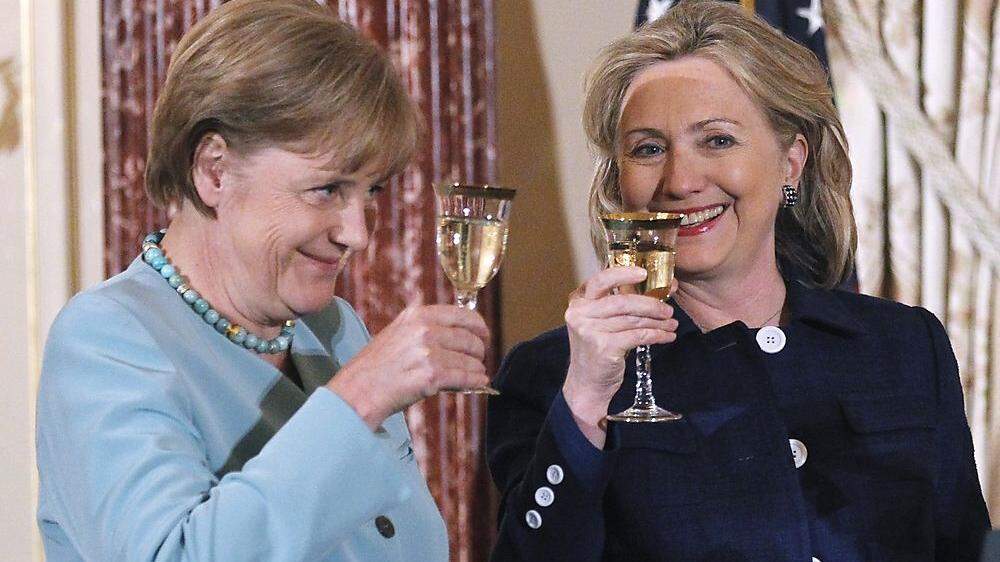 Gute alte Freundinnen: Angela Merkel und Hillary Clinton, hier bei einem Treffen im Jahr 2011