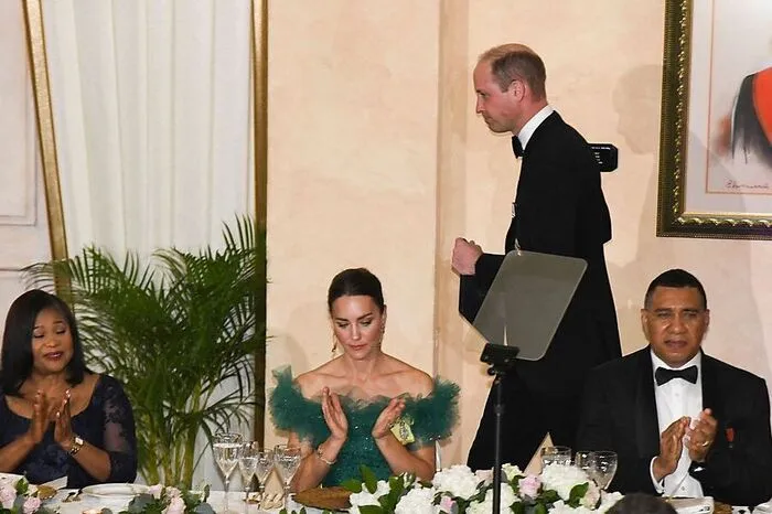 Seine Rede kam an: Prinz William geht zufrieden zurück auf seinen Platz