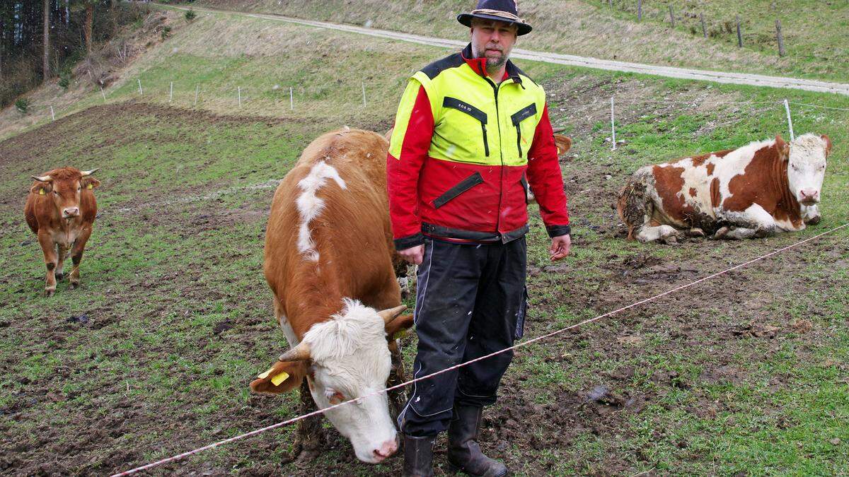 Florian Pretterhofer, Bauer in der Breitenau und Bezirkskammerobmann-Stellvertreter