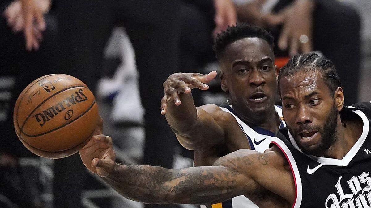 Leonard (rechts) führte die Clippers zum Sieg