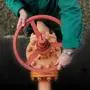 An employee of the Hungarian Mol Natural Gas Transporting Corp. checks the pressure in the pipeline forwarding Russian natural gas from Ukraine at the gas receiving station in Vecses (27 km/16 miles east of Budapest), Hungary, Tuesday, Jan. 6. 2009. Tuesday Ukraine has signaled Hungary to cut minimum 20 percent of Russian gas transited to the country. A dispute over gas supplies started after Russian gas monopoly Gazprom fully cut gas deliveries to Ukraine due to disputes over new pricing. (AP Photo/Bela Szandelszky)