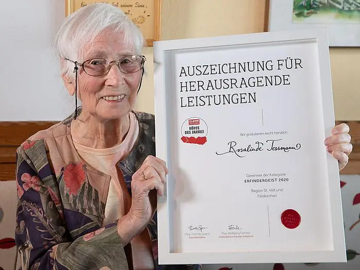 Siegerin in der Kategorie "Erfindergeist": Rosaline Tessmann