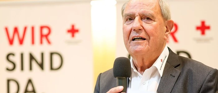 Der steirische Rot-Kreuz-Präsident Siegfried Schrittwieser schlägt wegen Finanizerungslücke 2026 Alarm