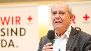 Der steirische Rot-Kreuz-Präsident Siegfried Schrittwieser schlägt wegen Finanizerungslücke 2026 Alarm