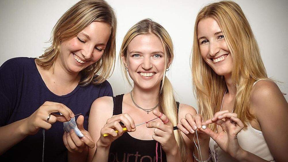 „Aus einer spontanen Idee wurde eine Geschäftsidee“, sagen Cosima Eirich, Lisa Mayer und Jessica Knapp (von links)
