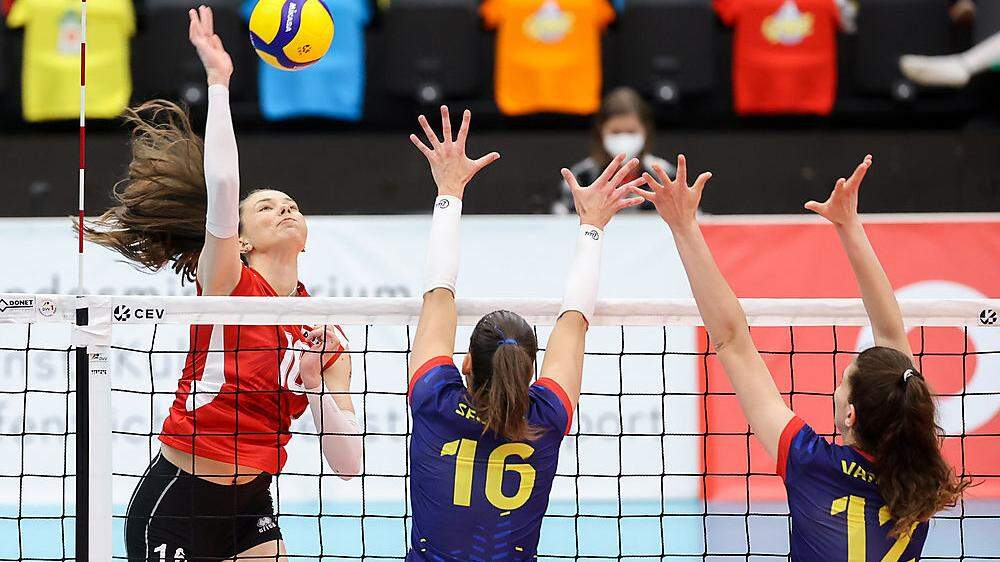 Österreichs Volleyballerinnen verloren erneut gegen Spanien