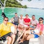 Peter Sterz mit Gästen aus dem Katastrophengebiet in Deutschland