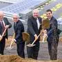 Zum Spatenstich in Kalsdorf kam auch Landeshauptmann Hermann Schützenhöfer
