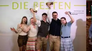 Familie Temmel vom Weingut Felberjörgl holte sich den Doppel-Landessieg