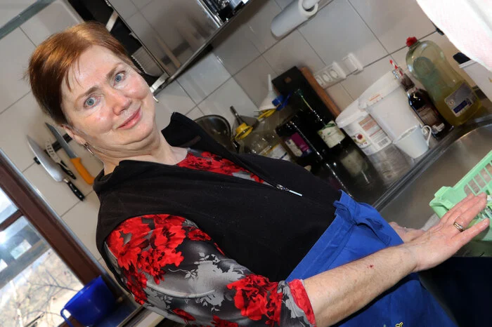 Maria Stubinger half auch fleißig in der Küche mit!