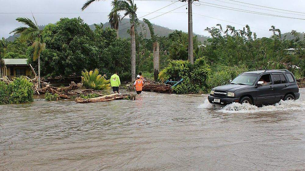 Schäden auf Samoa
