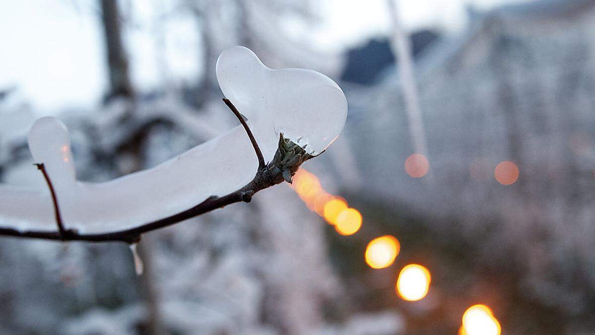 Mit Eisberegnung wird gegen den Frost angekämpft