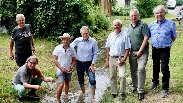 Werner Edthofer, Hubert Waldner, Michael Buchacher, Hannes Poglitsch, Helmut Wurian, Leopold Astner und Rudi Lasser