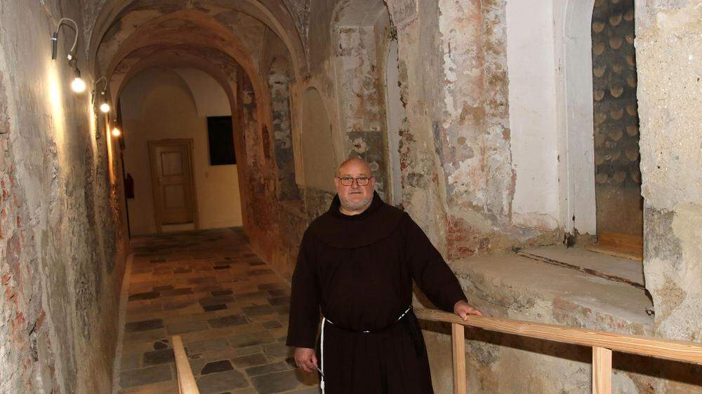 Im Kloster Maria Lankowitz (Bezirk Voitsberg) wurden die Überreste des historischen Kreuzgangs freigelegt