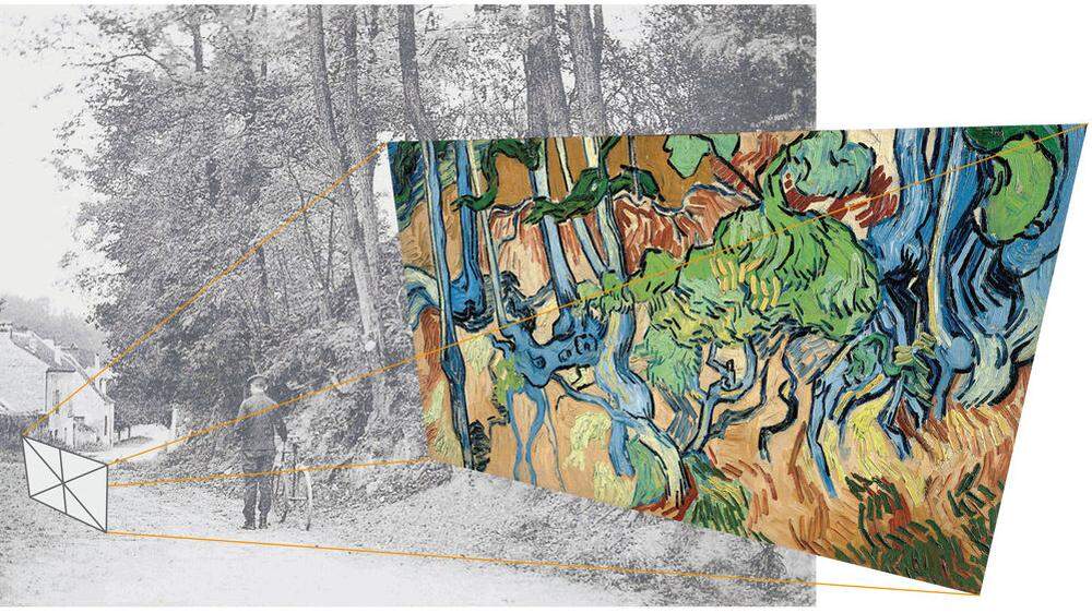 Hier malte Van Gogh sein letztes Gemälde &quot;Tree Roots&quot;