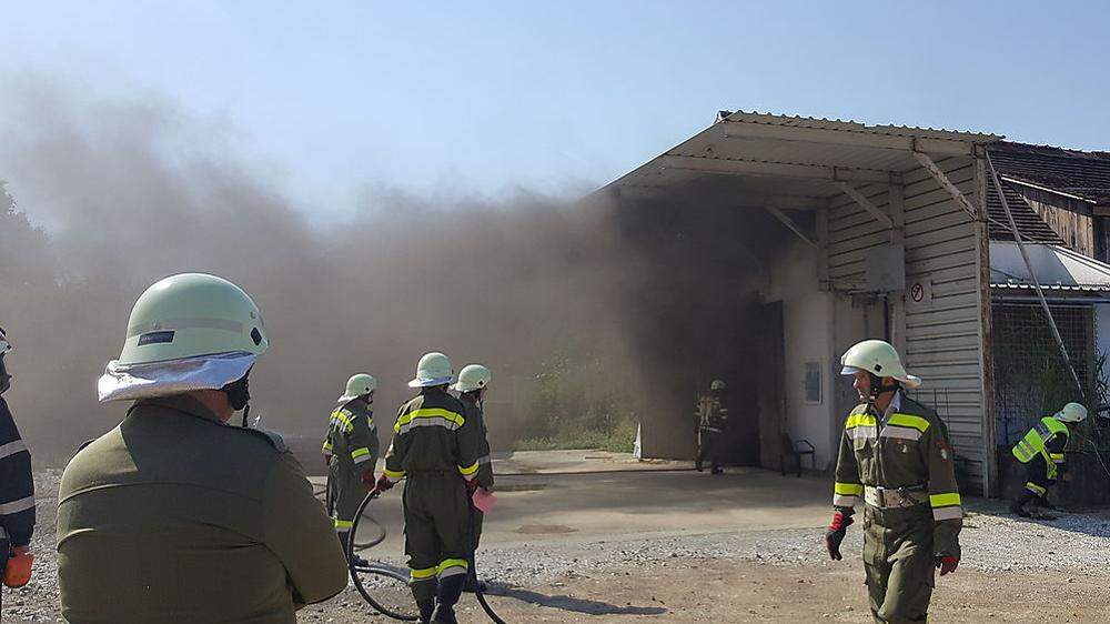 Werkstättenbrand in Pichla bei Mureck