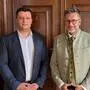 KFG- Klubobmann Alexis Pascuttini mit Rechtsanwalt Andreas Kleinbichler