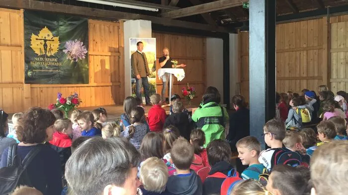 Biber, Schmetterling, Käfer &amp; Co standen am Mittwoch beim Markt der Artenvielfalt am Naturparkzentrum Grottenhof auf dem Programm. 