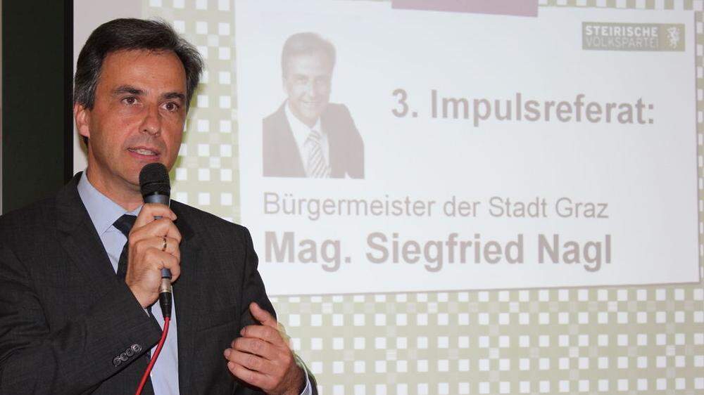 Siegfried Nagl referierte am Stadtparteitag der ÖVP Voitsberg