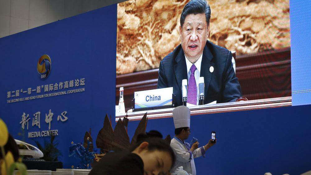 Xi Jinping bei seiner Eröffnungsrede