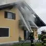 87 Feuerwehrkräfte rückten Freitag Mittag zur Brandbekämpfung aus