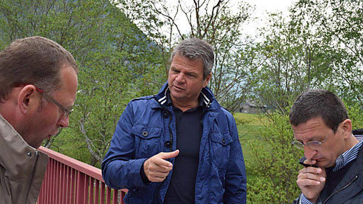 Straßenbaureferent Gerhard Köfer sieht für den Radweg durch die Lieserschlucht Licht am Ende des Tunnels