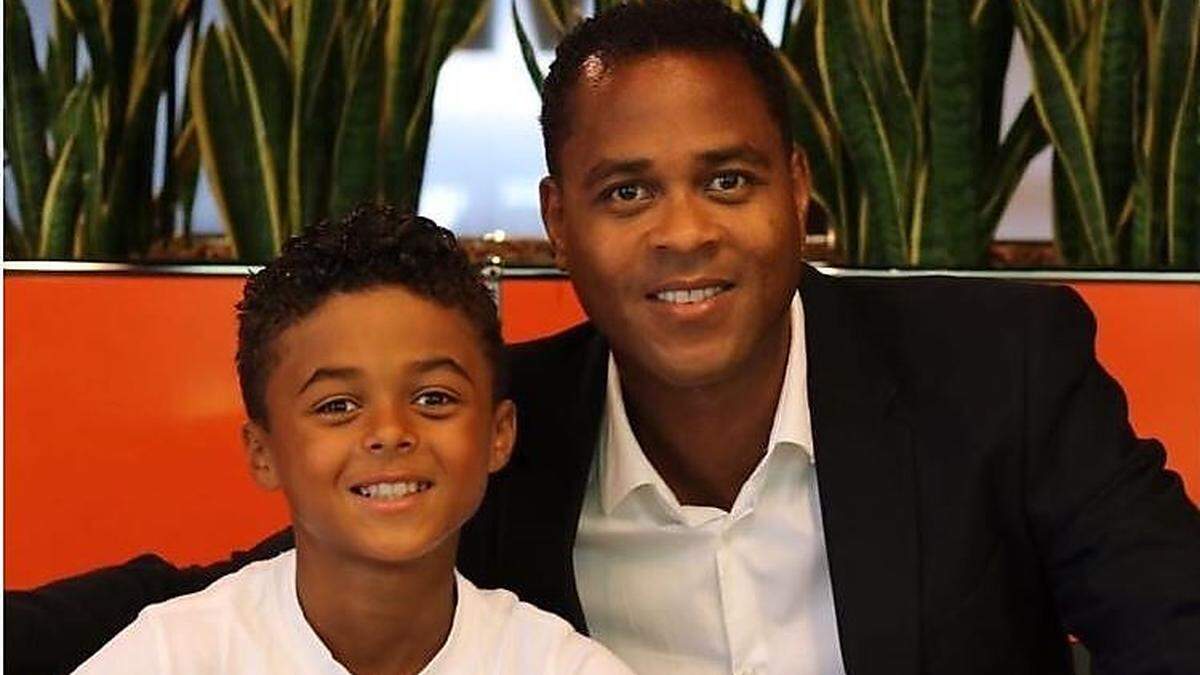 Patrick Kluivert und Sohn Shane