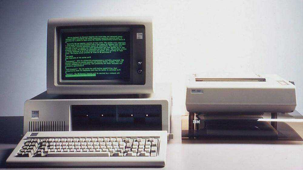 Kein anderer Computer hatte auf die Branche so viel Einfluss wie der erste IBM-PC