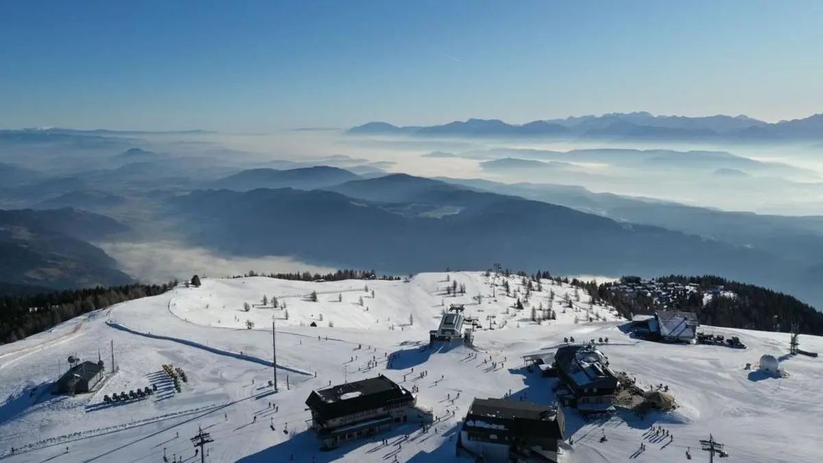 Auf der Gerlitzen gibt es auch an diesem Wochenende viel Sonnenschein und perfekte Pisten	