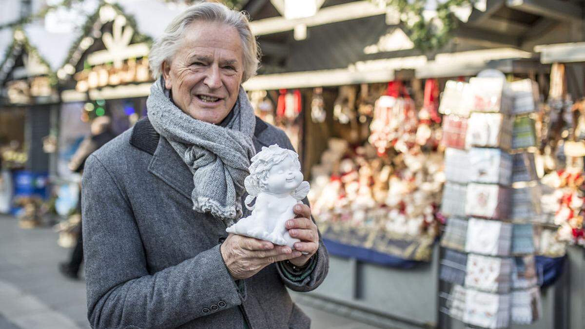 Folke Tegetthoff am Klagenfurter Christkindlmarkt