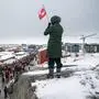 Am Samstag protestierten die Grönländerinnen und Grönländer in der Hauptstadt Nuuk
