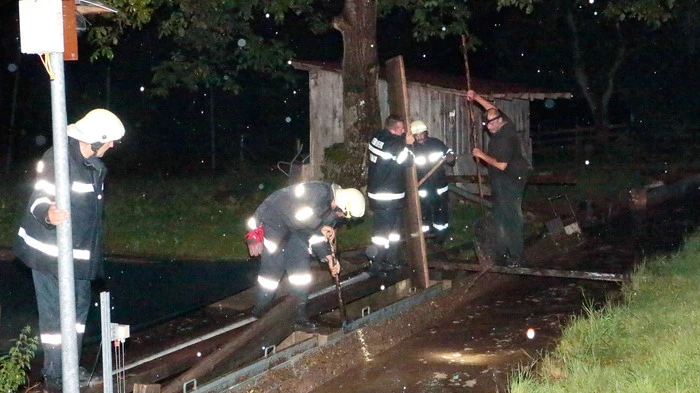 Das Unwetter in der Nacht von Sonntag auf Montag richtete großen Schaden an.