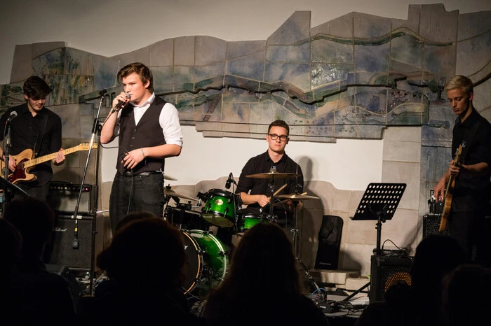 Celebration Day mit Sebastian Meißl, Stefan Kogler-Sobl, Elias Wanner und Johannes Filzmoser.