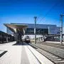 Hier, am Bahnhof Kühnsdorf-Klopeiner See, sprangen die Jugendlichen auf einen anfahrenden Zug auf