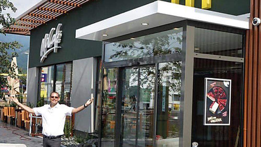Der McDonald's in St. Lorenzen sperrt wieder auf